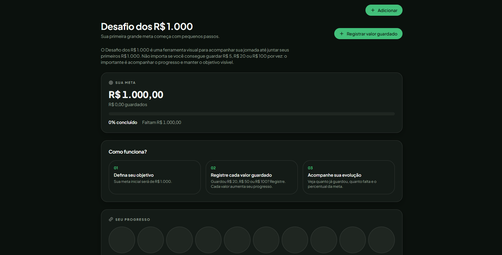 Mockup do Desafio dos R$ 1.000